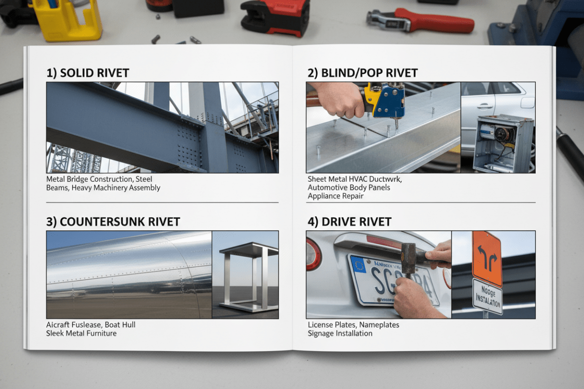 What are the 4 types of rivets - HomeDIYer