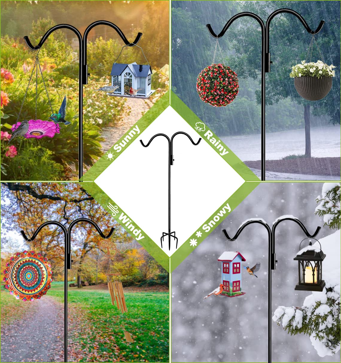 What Are the Different Types of Shepherd's Hooks? - HomeDIYer