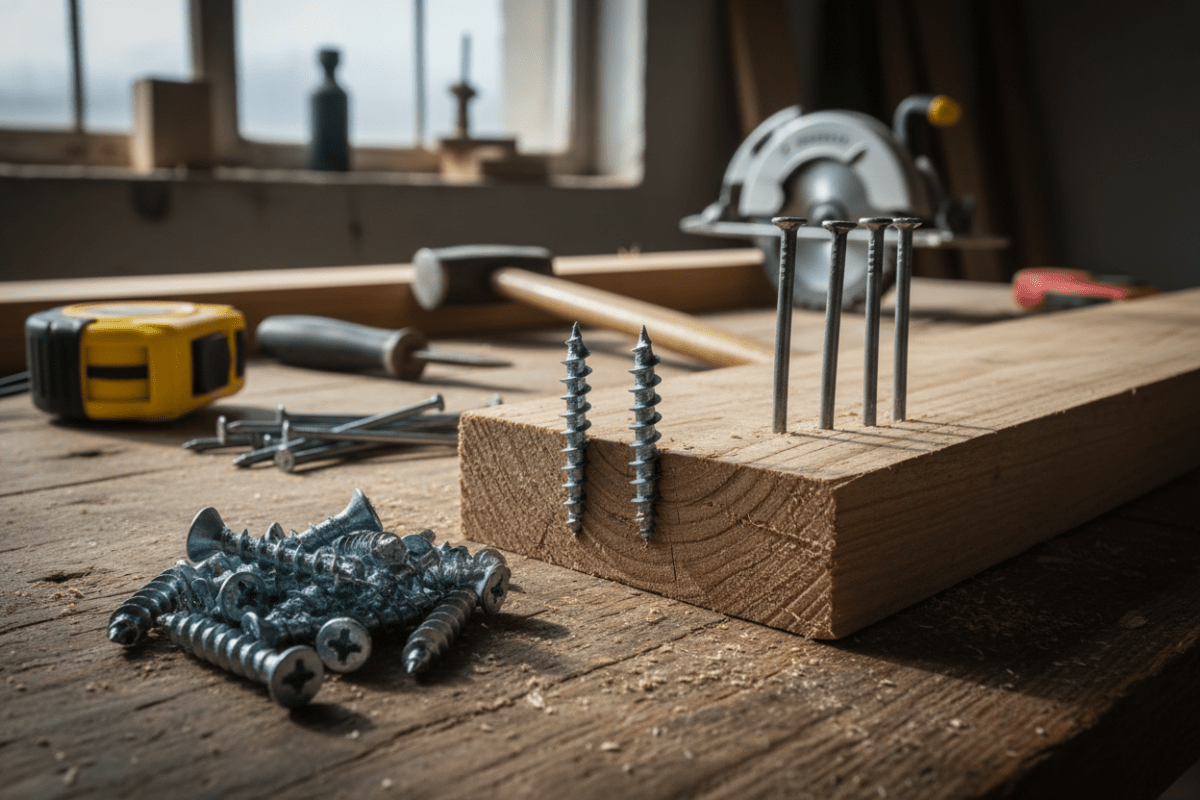 Are Wood Screws Stronger Than Nails for Framing? 🔨 - HomeDIYer
