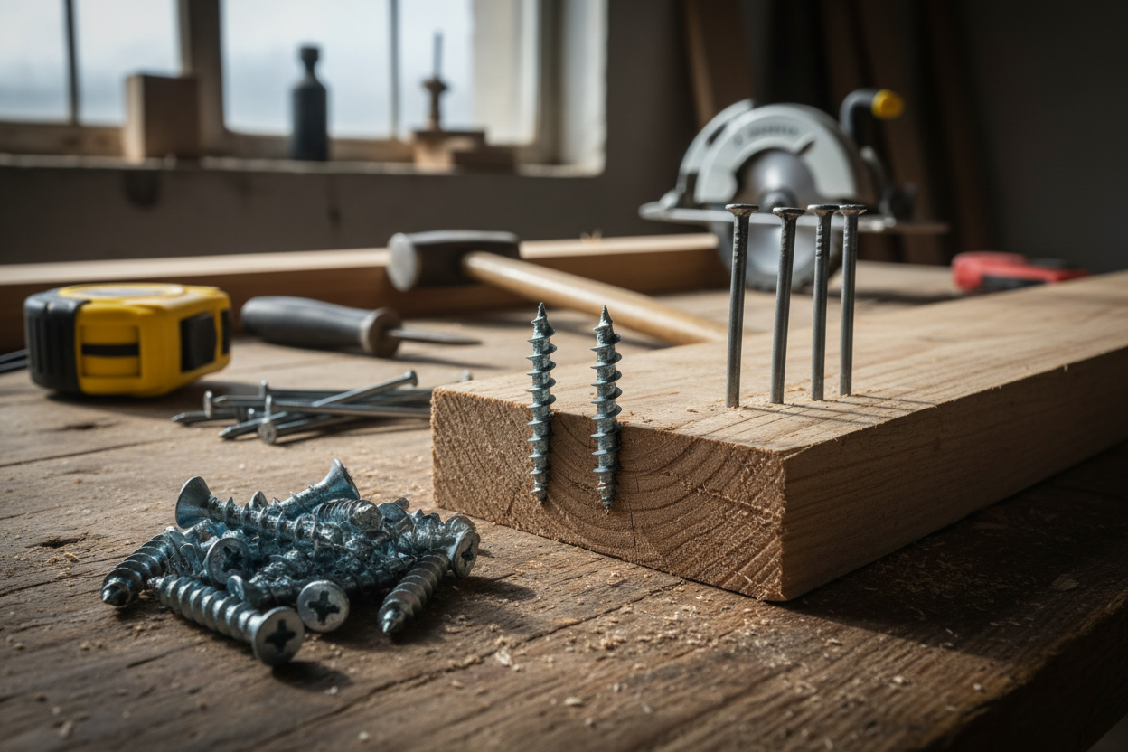 Are Wood Screws Stronger Than Nails for Framing? 🔨