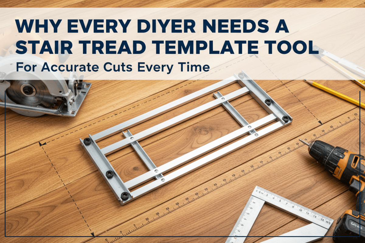 Why Every DIYer Needs a Stair Tread Template Tool for Accurate Cuts - HomeDIYer