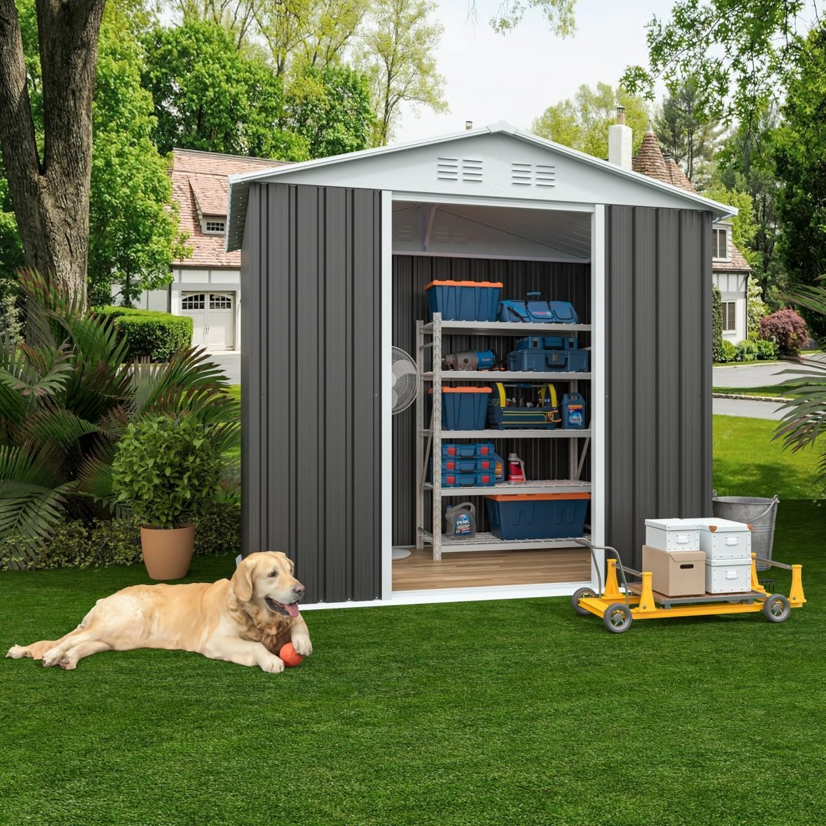 How to build a foundation for a plastic storage shed? - HomeDIYer