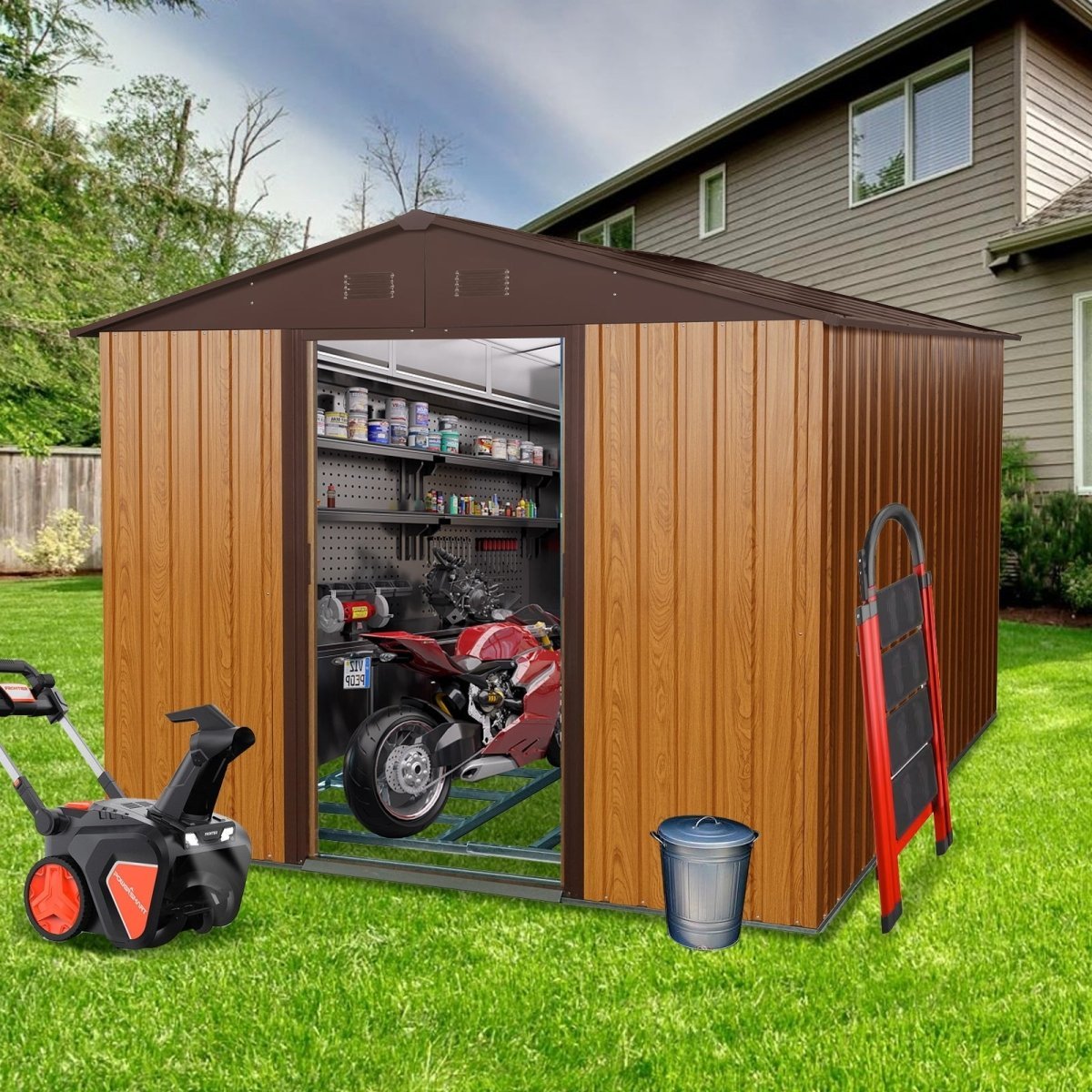 A sleek and durable solution for all your outdoor storage needs - HomeDIYer