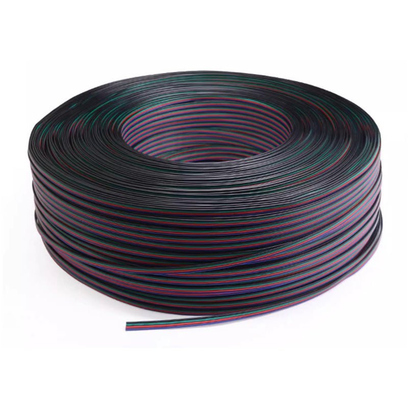 Flat Ribbon Cable Wire LED Connector Hook up Wires Flexible PVC 18/20/22AWG - HomeDIYer