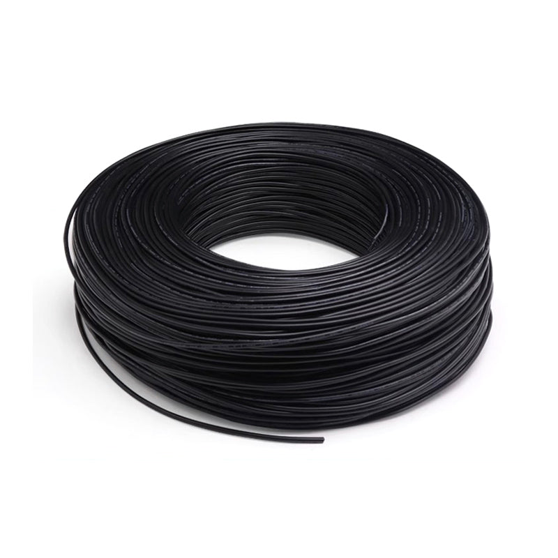 Black Grey PVC Single Core Shielded Wire Signal Audio Cable Soft 10AWG - 28AWG - HomeDIYer