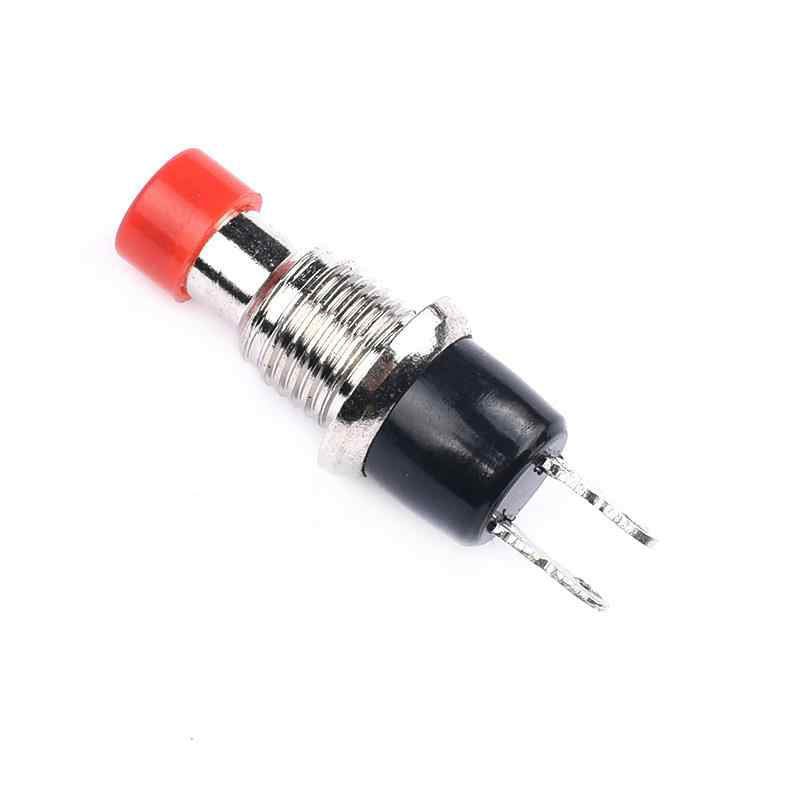 Push button switch Round NO contact Push Button Horn 250V/3A 2 PIN OD 7mm OFF - ON - HomeDIYer
