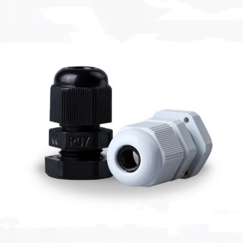 Cable Glands Complete With Locking Nut Nylon Plastic Waterproof Ip68 - HomeDIYer