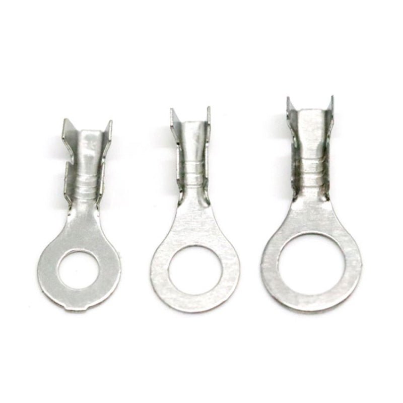 Tinned Copper Tube Wire Ends Lug Terminals Cable Crimp Ring Welding Connectors - HomeDIYer
