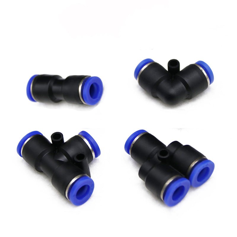 Nylon Pneumatic Straight Hose Tube Inline Push Fit Connector Air Line Airline - HomeDIYer