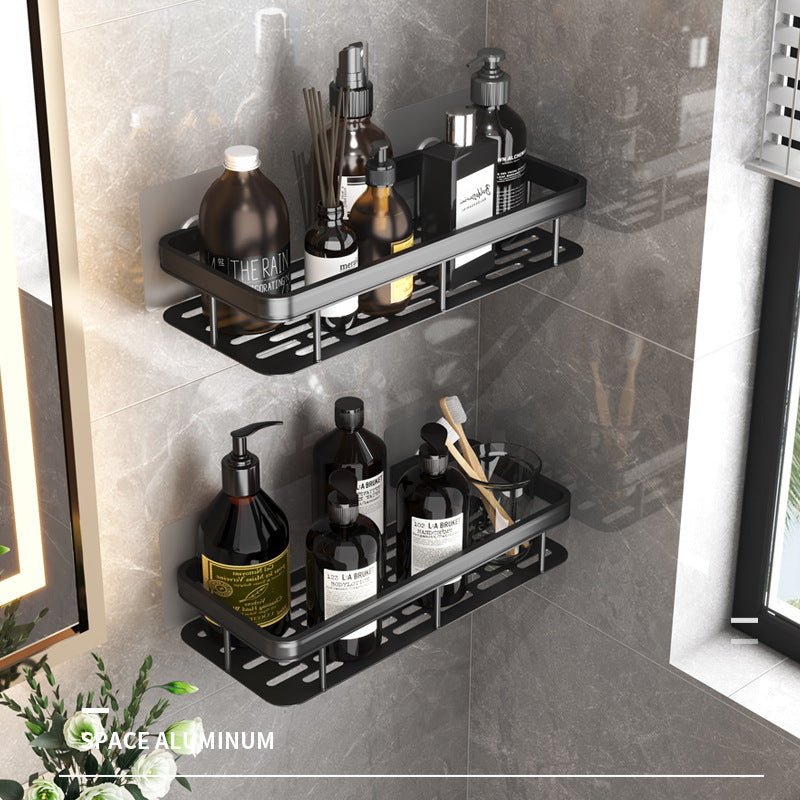Bathroom Shelf Kitchen & Bathroom Organizer No - Punch Storage Shelf - HomeDIYer