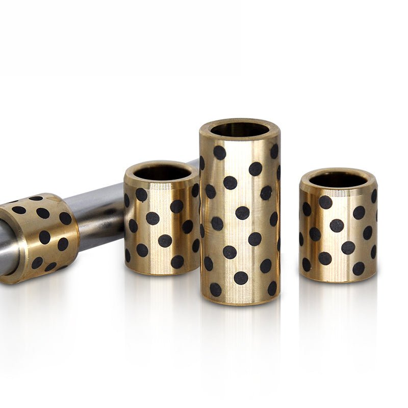 Brass Graphite Bearing Bushing Sleeve Self Lubricating Oilless ID 25mm - 70mm - HomeDIYer
