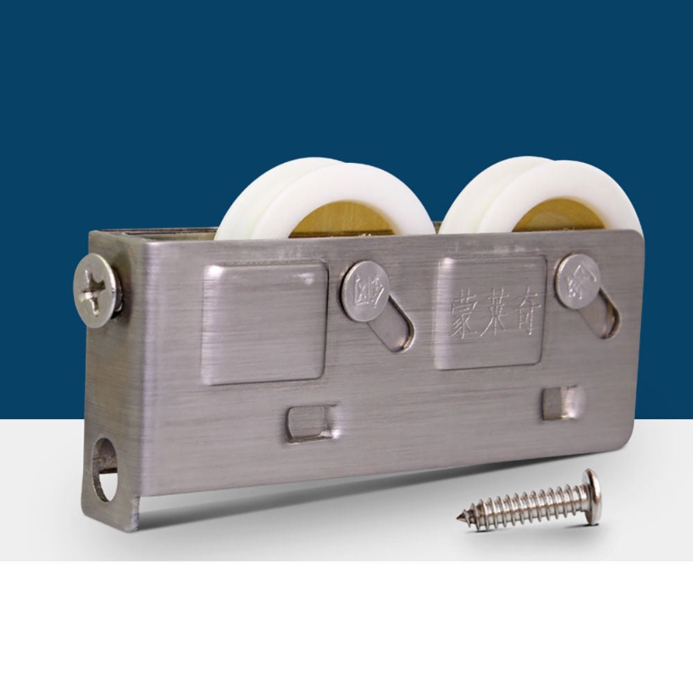 Floor sliding door casters - HomeDIYer