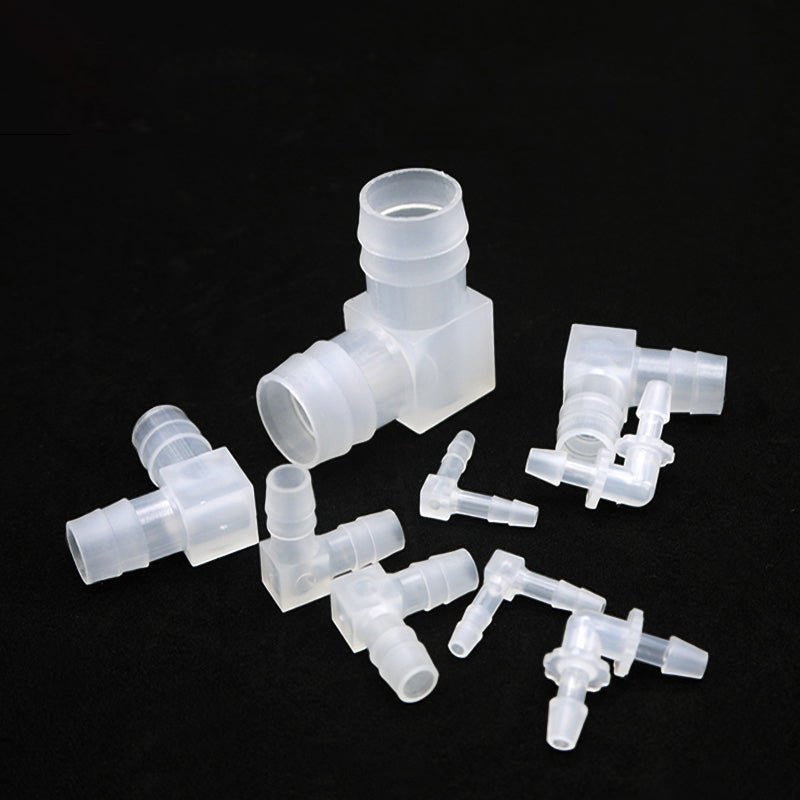 L - Joint Corner Elbow piece plastic tube connector - HomeDIYer
