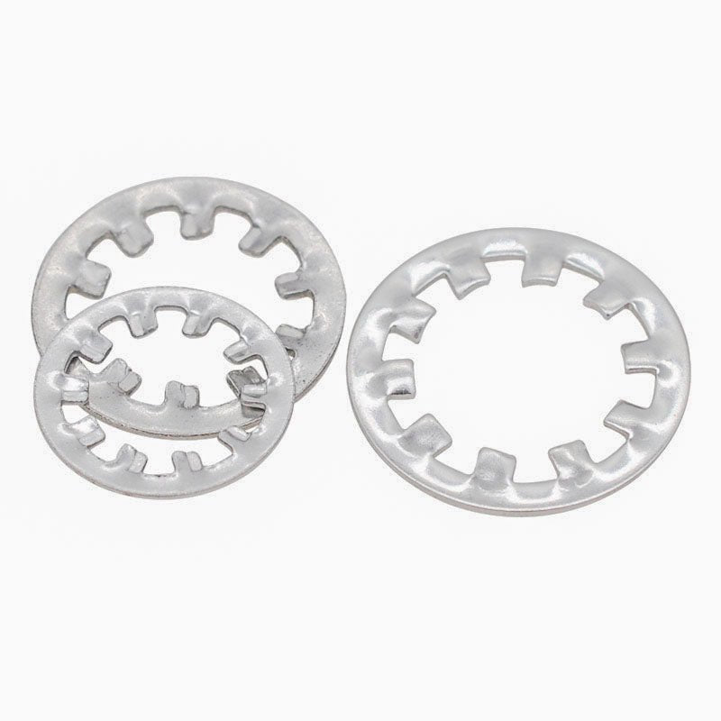 304 Stainless Steel Tooth Lock Washers internal multitooth M3 - M30(10pcs) - HomeDIYer