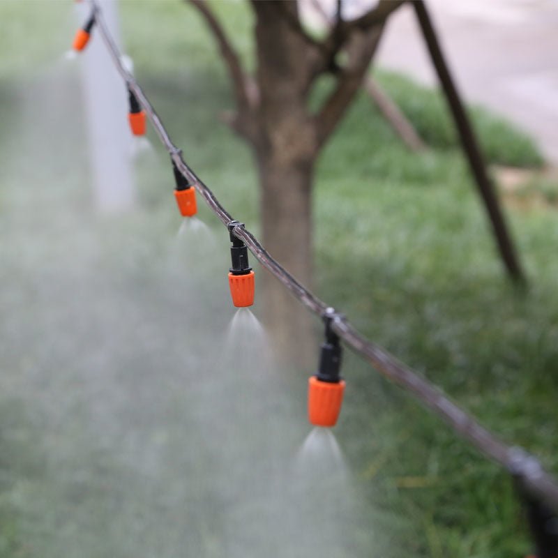 Gardening irrigation equipment 1/4 - inch Mist Irrigation Kits Accessories Plant Watering System Spray automatic watering atomization spray water diameter 30cm - HomeDIYer
