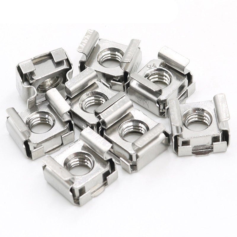 304 Stainless Steel Clip Nuts M4 M5 M6 M8 M10(10pcs) - HomeDIYer