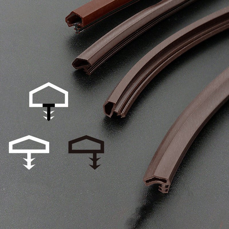 Wooden door seal Wooden Door Crash Bar Article Window Doors And Windows Sealing Trip Windproof Card Slot - HomeDIYer