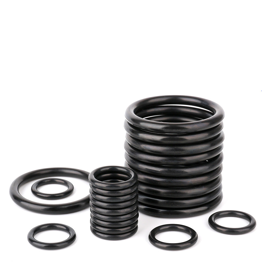 10/100PCS 1.5mm Cross Section O-Rings NBR Nitrile Rubber 28mm - 51mm OD Oil Resistant Seal