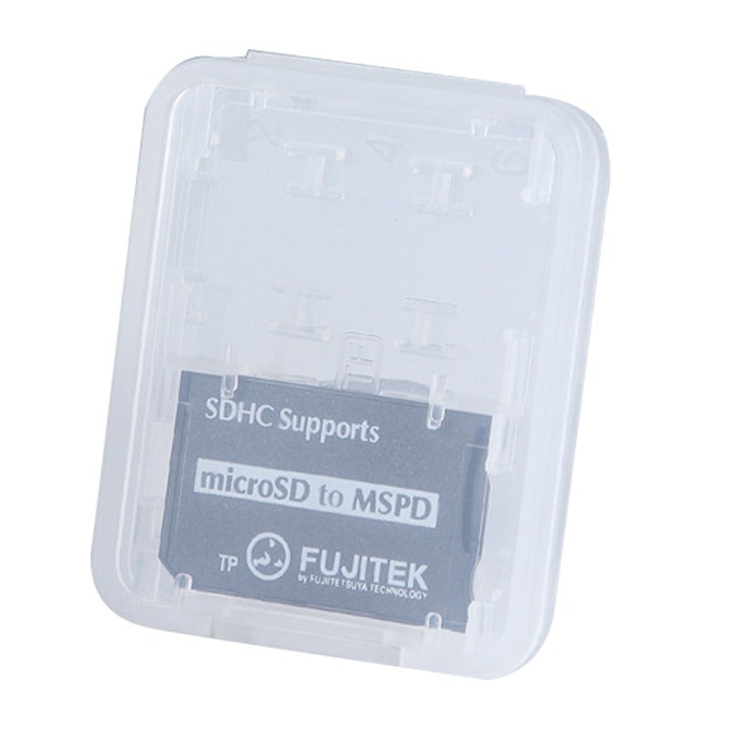 SD Card and TF Card Storage Case, PP Plastic Memory Card Holder Box, White, 56×43×9mm — Pack of 10