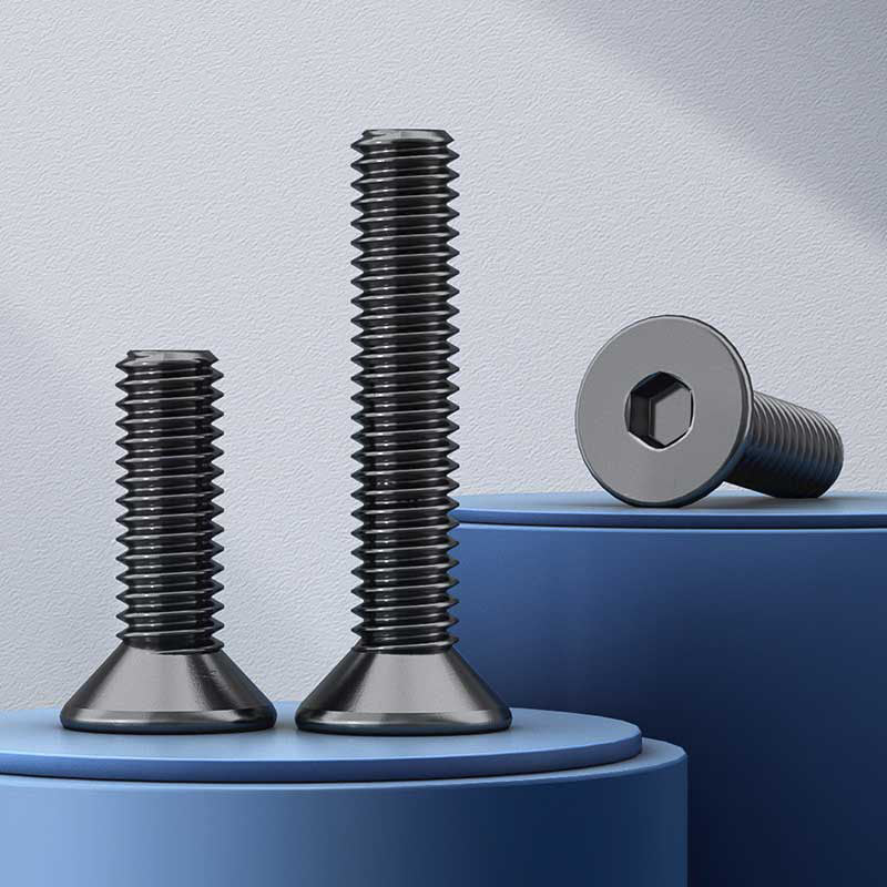 M3 M4 M5 Black Socket Countersunk Allen Head Bolts 304 Stainless Steel Socket Screws - HomeDIYer