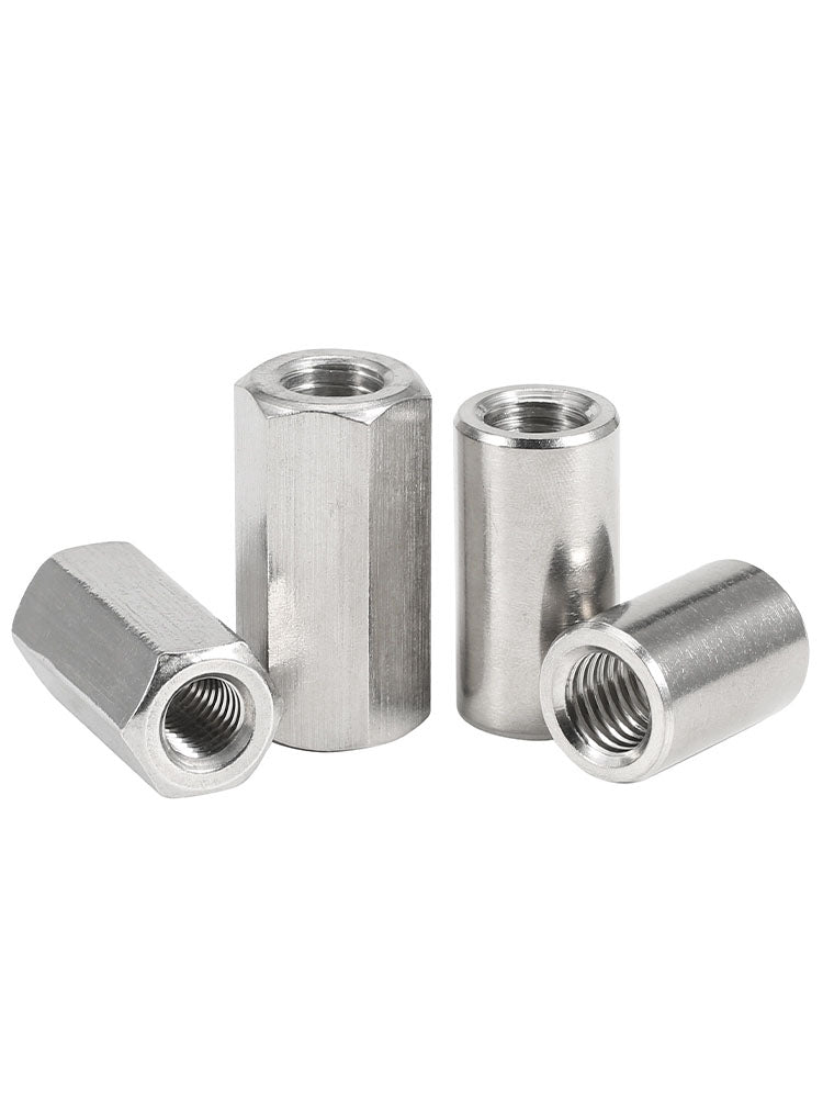 304 Stainless Steel Extended Cylindrical Nut M8 M10 M12 M14 M16 M20 - HomeDIYer