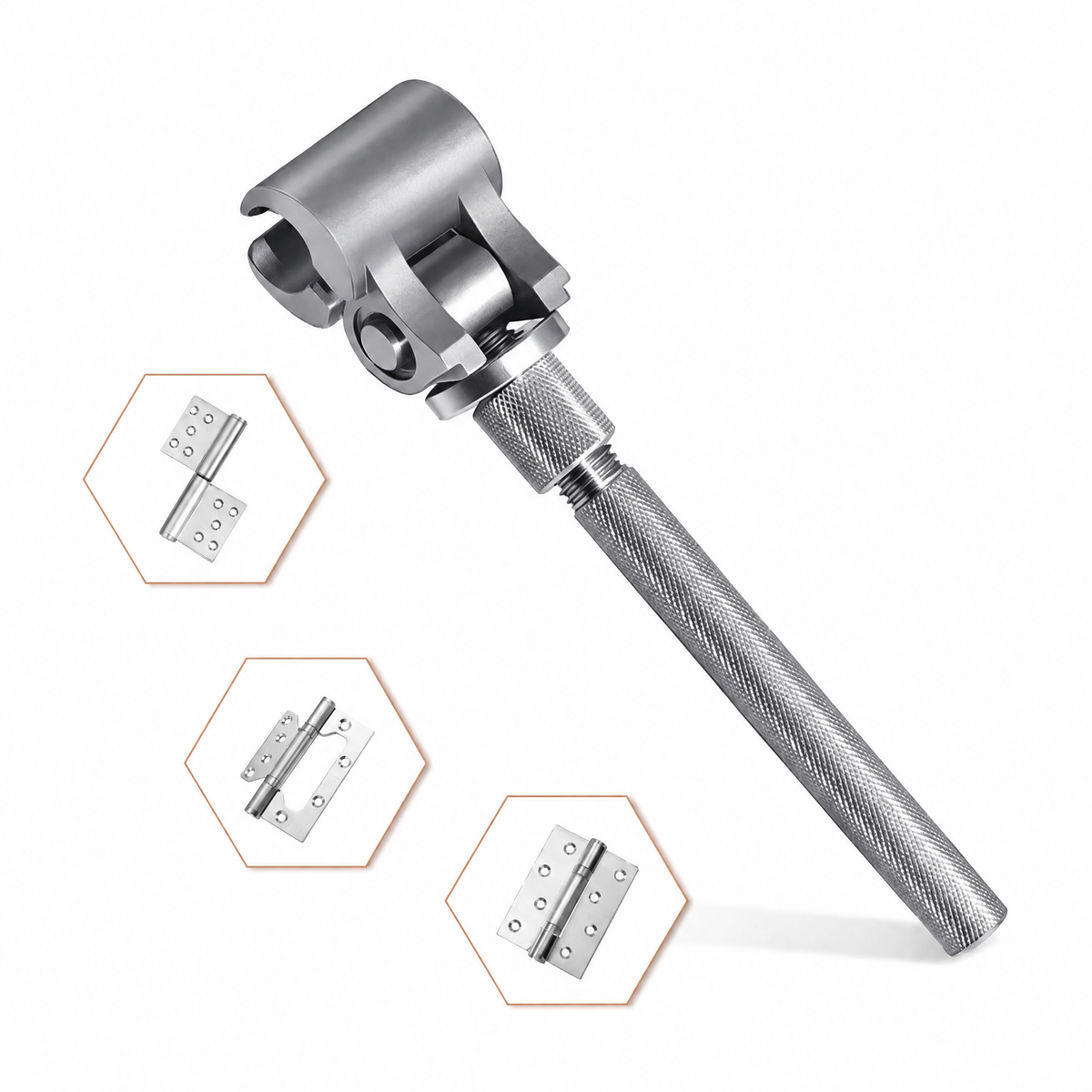 Adjustable Door Hinge Wrench, 304 Stainless Steel, 17 mm Opening