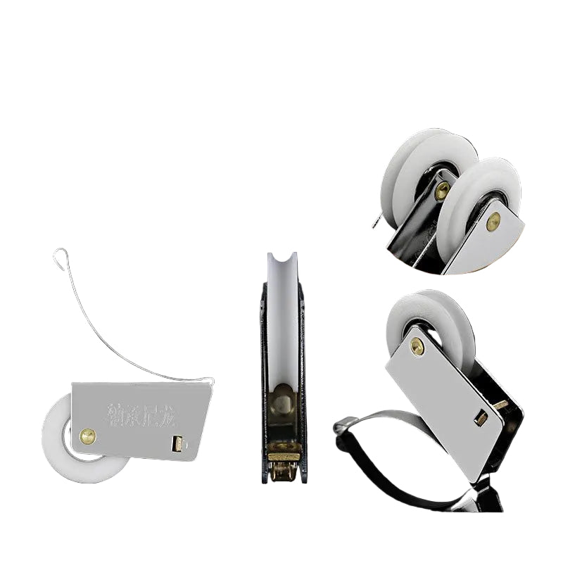 White Wardrobe Wheels Sliding Door Casters - HomeDIYer