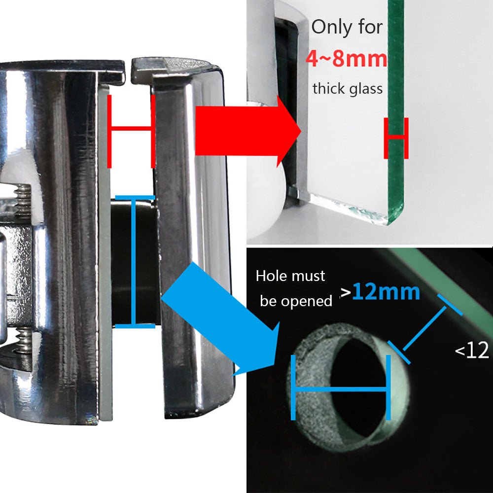 Swing Wheel 23mm Bathroom Sliding Door - HomeDIYer