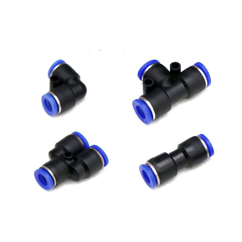Nylon Pneumatic Straight Hose Tube Inline Push Fit Connector Air Line Airline - HomeDIYer