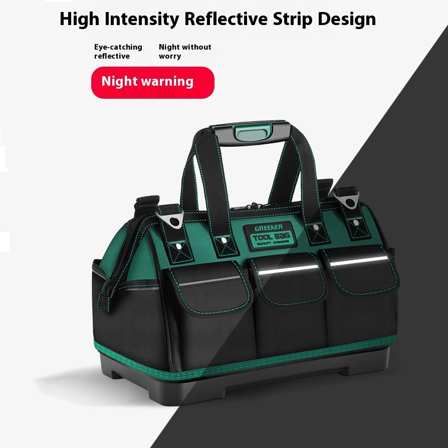 Multifunctional Handheld Toolkit Sturdy And Durable Electrician Special Canvas Thickened Woodworking Bag Portable Storage Bag - HomeDIYer