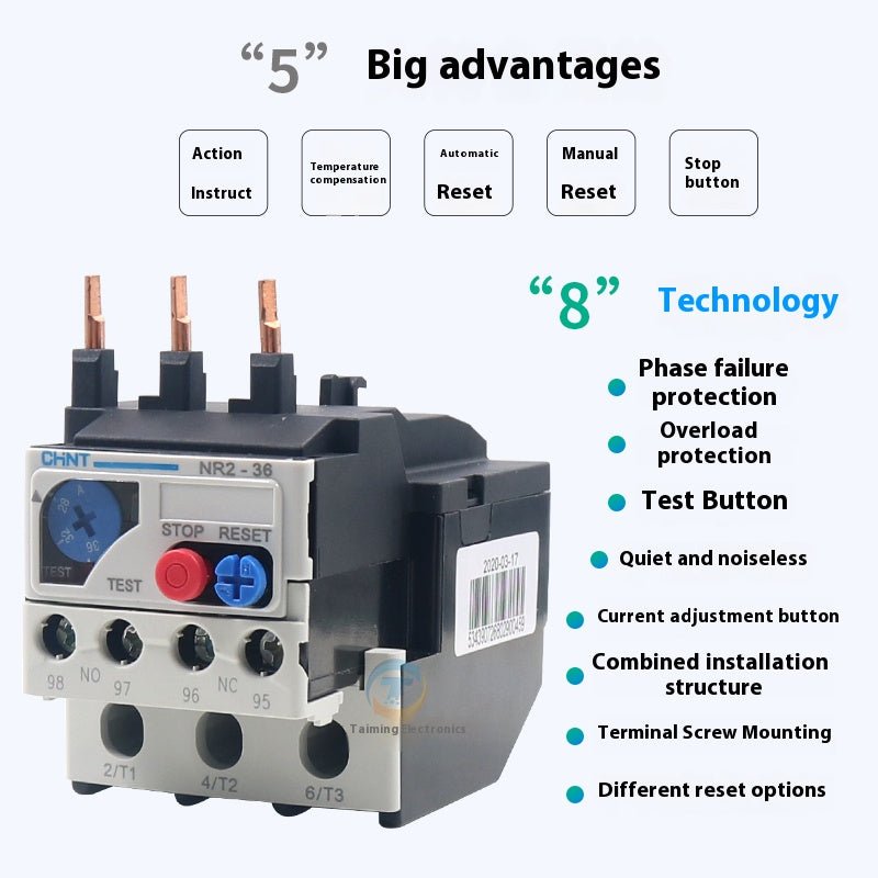 NR2 - 25 NR2 - 36 NR2 - 93 0.1 - 93A Thermal overload Relay - HomeDIYer