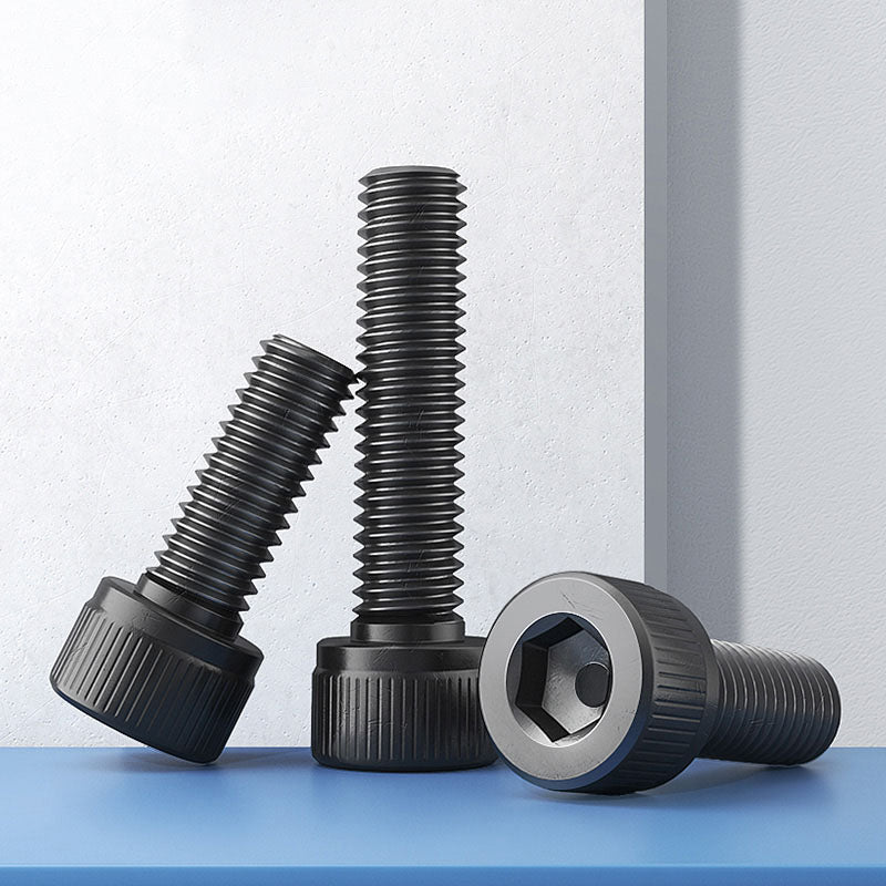 M5 M6 Black Socket Cap Head Screws Grade 12.9 Carbon Steel Allen Bolt DIN 912 - HomeDIYer