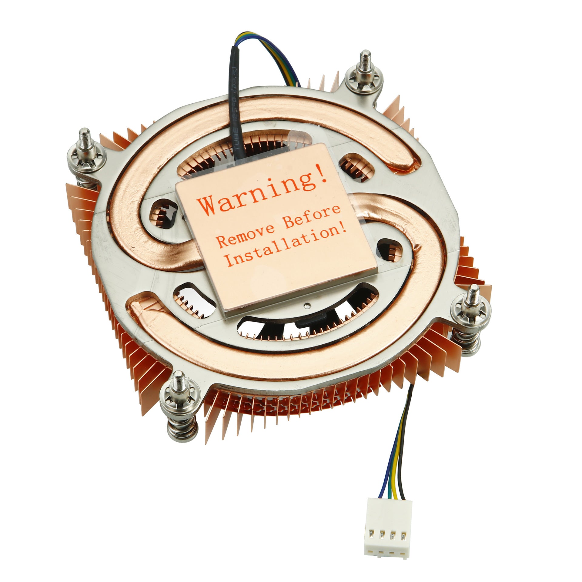 SKTC KT-19 Low-Profile CPU Cooler – Full Copper, PWM Fan, Ultra-Slim 19mm for Mini-ITX & HTPC