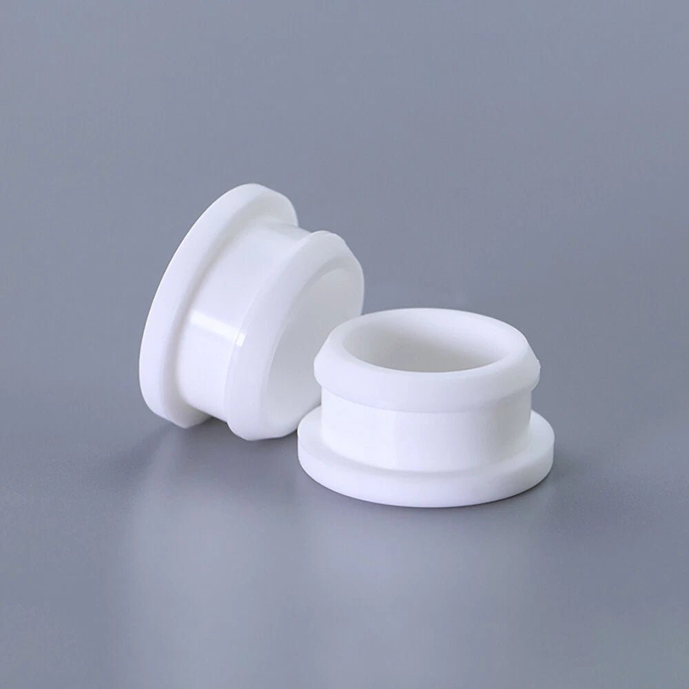 White Snap - On Hole Plug Silicone Rubber Blanking Seal Bung Pipe Tube 2.5mm - 60mm - HomeDIYer