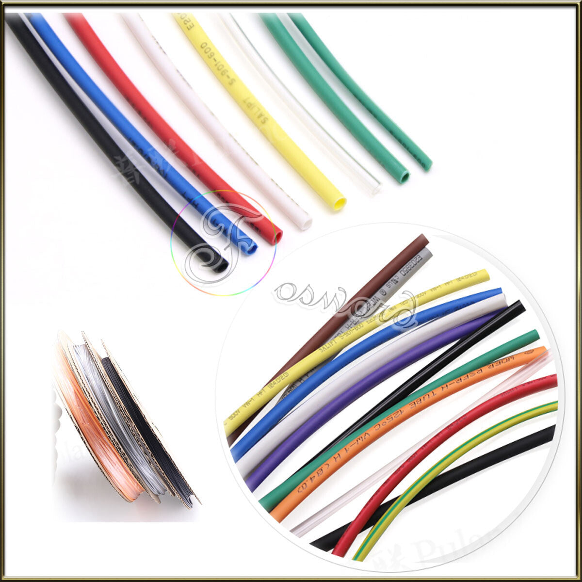 Heat Shrink Tubing 0.6mm 2:1 Ratio Waterproof Electrical Sleeving — Multicolor