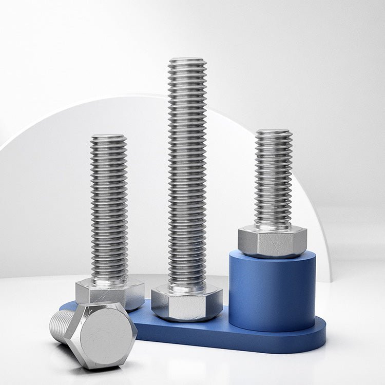 M6 - M10 Set Screws Fully Threaded Hexagon Headed Metric Bolts 304 Stainless Steel 10Pcs - HomeDIYer