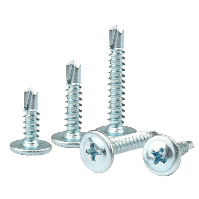 Carbon Steel Galvanized Phillips Flanged Button Head Drilling screws M4.2 - M4.8 - HomeDIYer