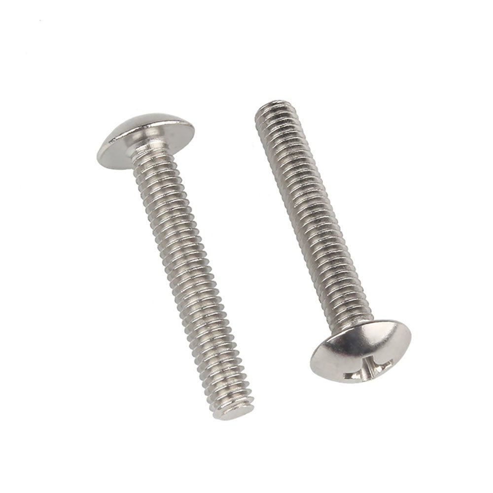Phillips Truss Head Machine Screw Carbon Steel Nickel Plated M4 M5 M6 - HomeDIYer