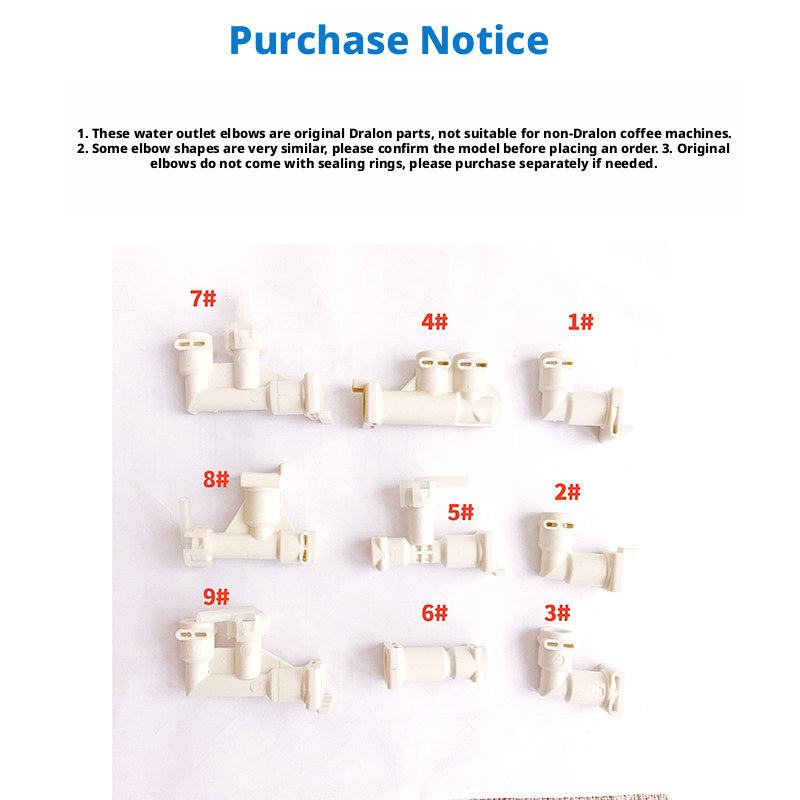Delonghi Boiler Leak Repair Elbow – L-Shape Half-Connection Water Valve Part