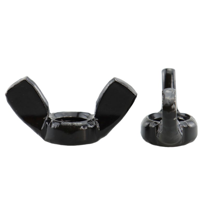 10Pcs Carbon Steel Black Wing Nut M4 M5 M6 M8 M10 M12 - HomeDIYer