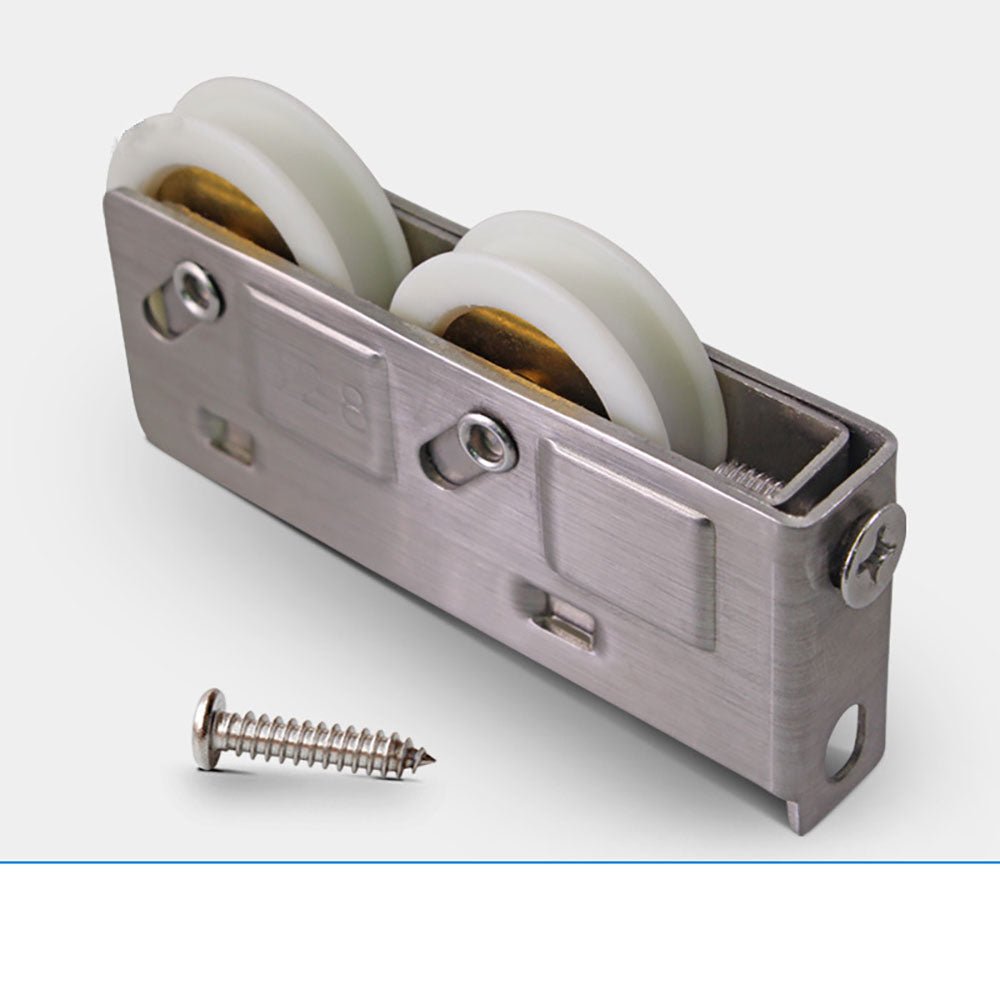 Floor sliding door casters - HomeDIYer