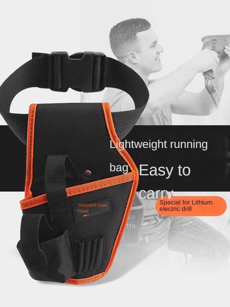 Tool Bag Multifunctional Electrician Hardware Repair Electric Drill Tool Bag Canvas Belt - HomeDIYer