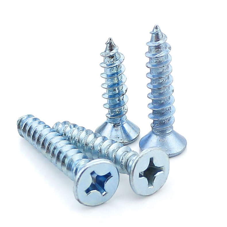 Carbon Steel Galvanized Phillips Countersunk Head Self tapping screws M3 M4 M5 M6 - HomeDIYer