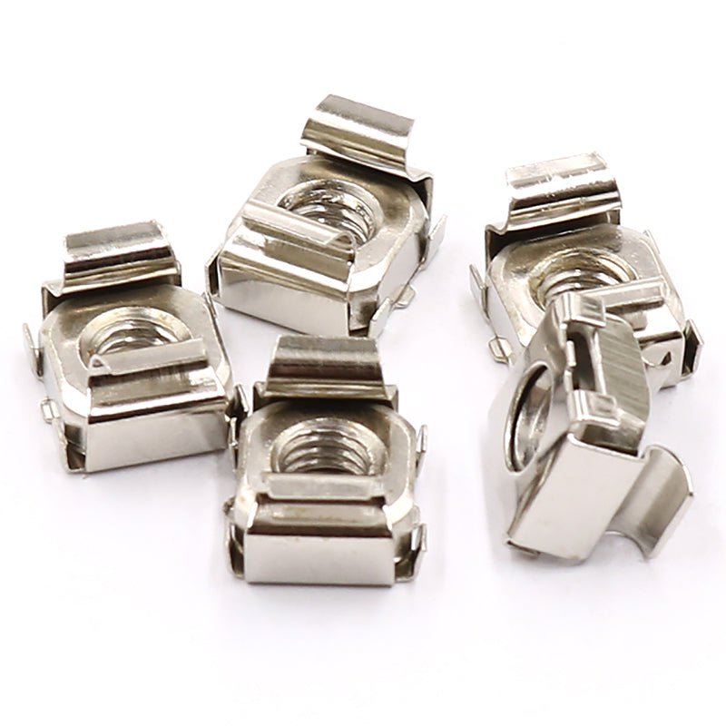 Carbon Steel Nickel Plated Clip Nuts M4 M5 M6 M8 M10(10pcs) - HomeDIYer