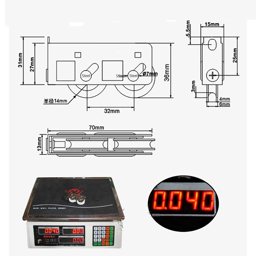Floor sliding door casters - HomeDIYer