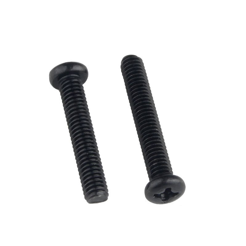 M2 M2.5 M3 M4 M5 M6 M8 Black Nylon Plastics Phillips Pan Head Machine Screw - HomeDIYer