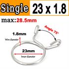 New Single Wire Fuel Hose Spring Clips Silicone Pipe Clamps Air Band Vacuum Tube - HomeDIYer
