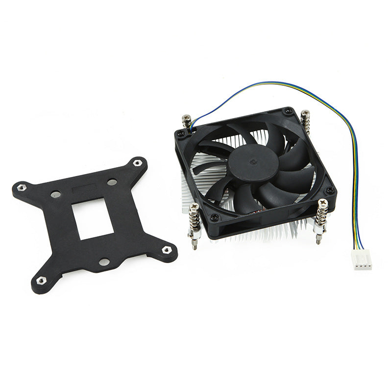 SKTC KT-27 Low-Profile CPU Cooler — 27mm Slim, 80mm PWM Fan, Intel LGA115X, HTPC & 1U