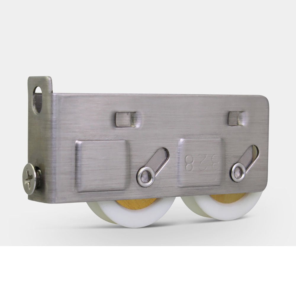 Floor sliding door casters - HomeDIYer