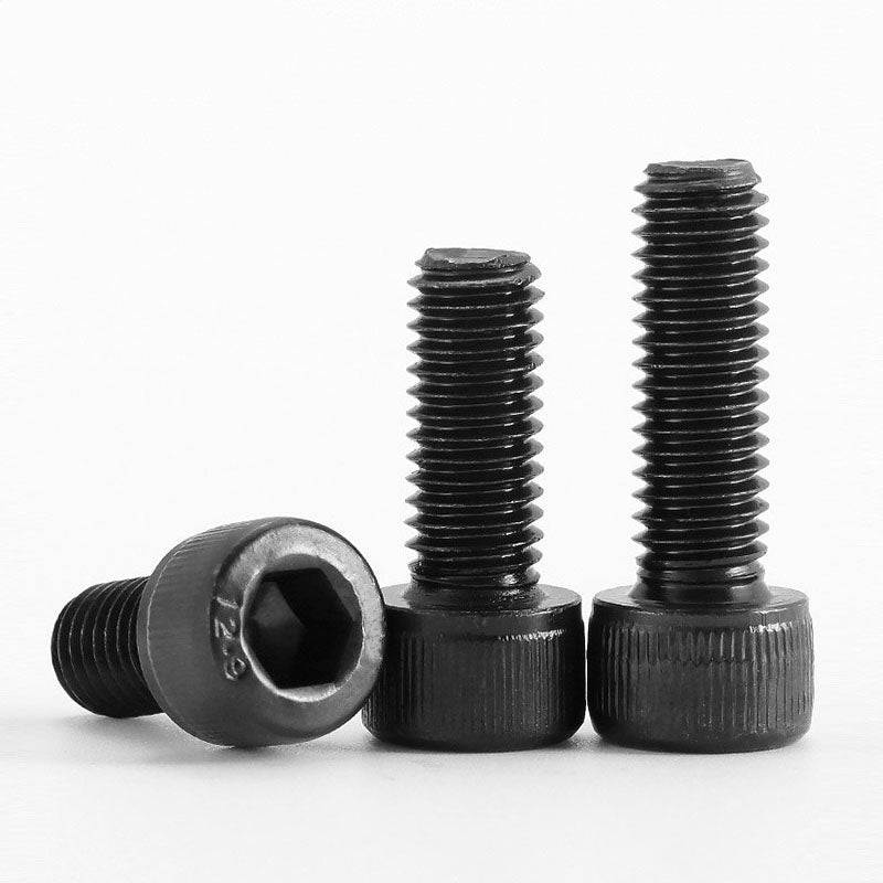 M5 M6 Black Socket Cap Head Screws Grade 12.9 Carbon Steel Allen Bolt DIN 912 - HomeDIYer